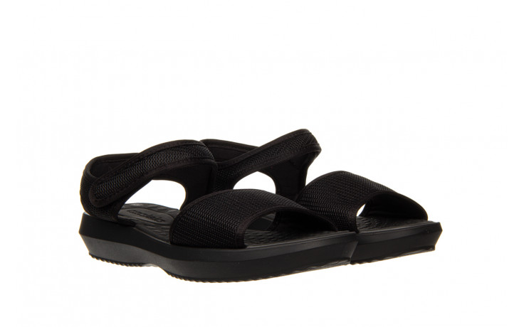 Sandały azaleia cassia comfy papete black 198030, czarny, materiał - płaskie - sandały - buty damskie - kobieta 2