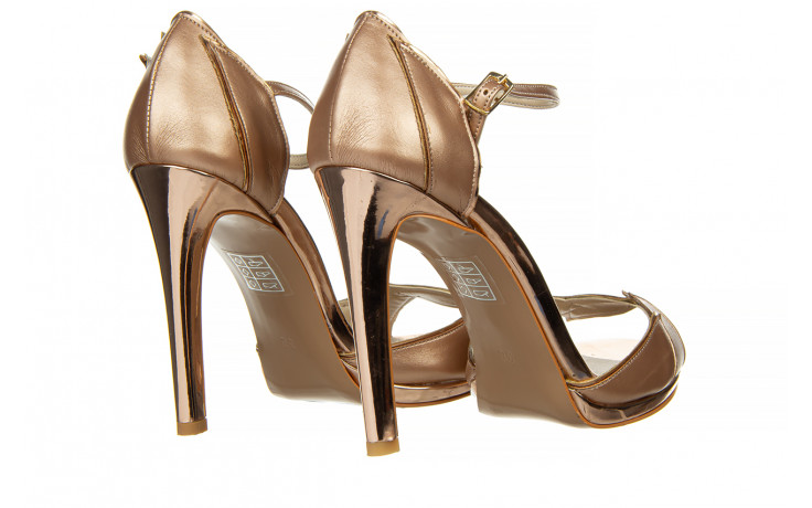 Sandały bayla-187 589-1109 rose 187055, różowe złoto, skóra ekologiczna  - na platformie - sandały - buty damskie - kobieta 4