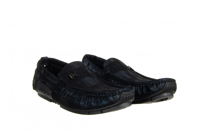 Mokasyny john doubare y198-109 black 104177, czarny, skóra naturalna  - mokasyny i espadryle - buty męskie - mężczyzna 1