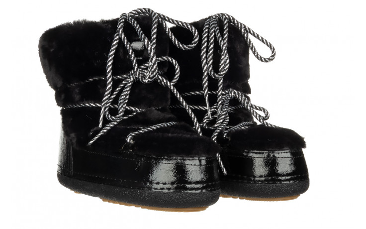 Śniegowce bayla-194 moonia black 194009, czarny, futro sztuczne  - sale - buty damskie - kobieta 1