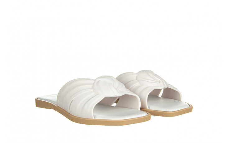 Klapki melissa plush ad beige white 010390, biały, guma - gumowe/plastikowe - klapki - buty damskie - kobieta 1