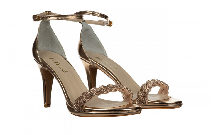 Sandały bayla-187 587-1746 rose 187104, różowe złoto, skóra ekologiczna - na platformie - sandały - buty damskie - kobieta 1