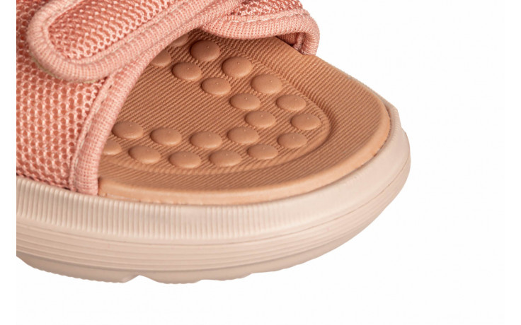 Sandały azaleia greice soft papete nude 198048, różowy, materiał - azaleia - nasze marki 7