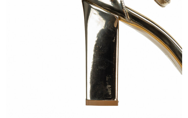 Sandały bayla-187 2525 gold mirror 187156, złoty, skóra ekologiczna - nowości 5