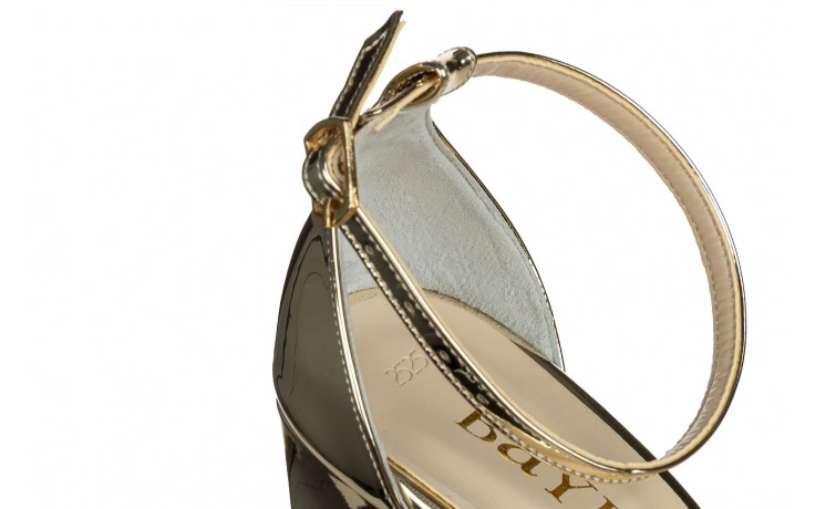 Sandały bayla-187 2525 gold mirror 187156, złoty, skóra ekologiczna - sandały - buty damskie - kobieta 7