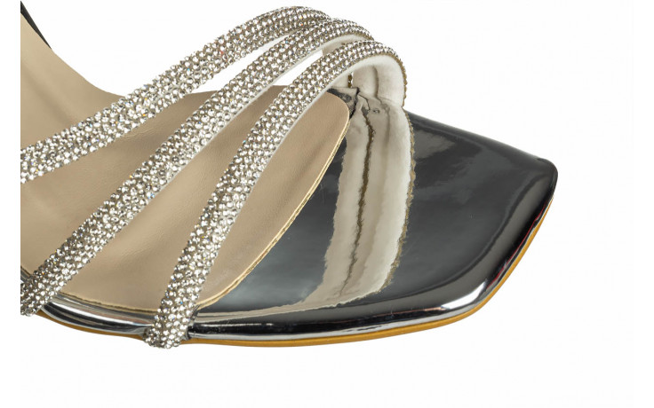 Sandały bayla-187 2525 silver 187232, srebrny, skóra ekologiczna - sandały - kobieta - bayla - nasze marki 6