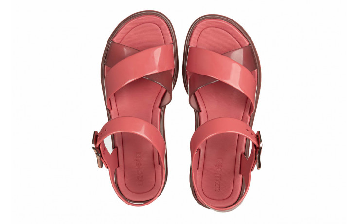 Sandały azaleia marie sandal plat fem red 198052, różowy - płaskie - sandały - buty damskie - kobieta 4