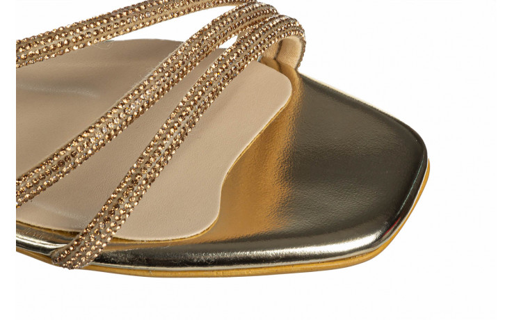 Sandały bayla-187 07-1705 gold 187226, złoty, skóra ekologiczna  - sandały - buty damskie - kobieta 6