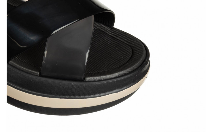 Sandały azaleia marie sandal plat fem black 198049, czarny, tworzywo 6