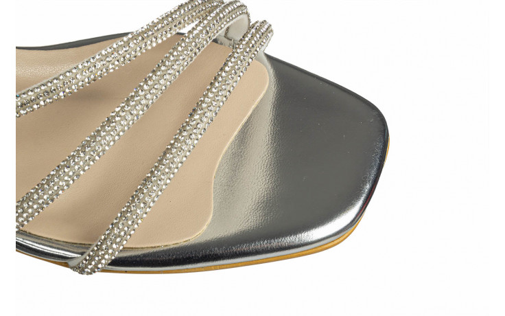 Sandały bayla-187 07-1705 silver 187227, srebrny, skóra ekologiczna - sandały - kobieta - bayla - nasze marki 6