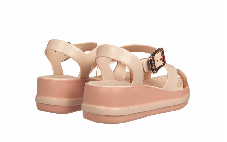 Sandały azaleia marie sandal plat fem light nude 198051, różowy, tworzywo - na koturnie - sandały - buty damskie - kobieta 3