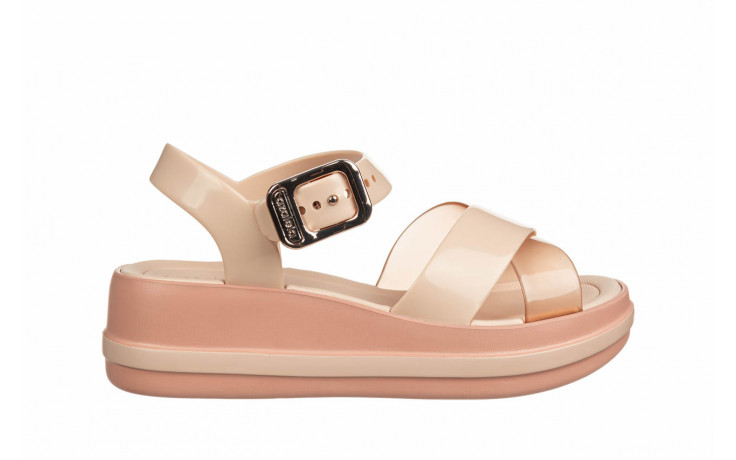 Sandały azaleia marie sandal plat fem light nude 198051, różowy, tworzywo - azaleia - nasze marki