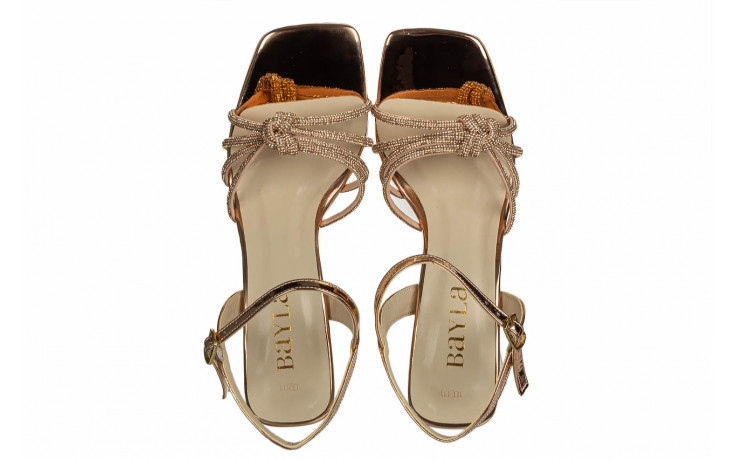 Sandały bayla-187 201 t rose mirror 187149, różowe złoto, skóra ekologiczna  - buty damskie - kobieta 4