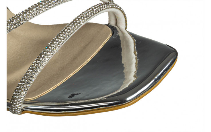 Sandały bayla-187 2523 silver mirror 187154, srebrny, skóra ekologiczna - sandały - kobieta - bayla - nasze marki 6