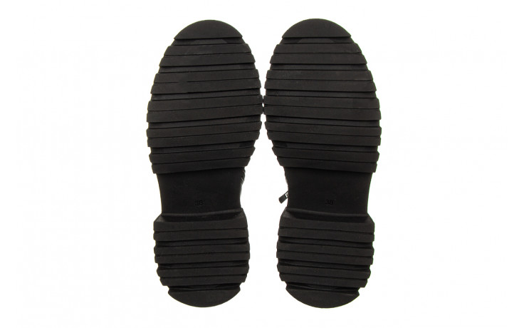 Trzewiki bayla-161 205 1505 01 black 161649, czarny, skóra naturalna  - sznurowane - botki - buty damskie - kobieta 6