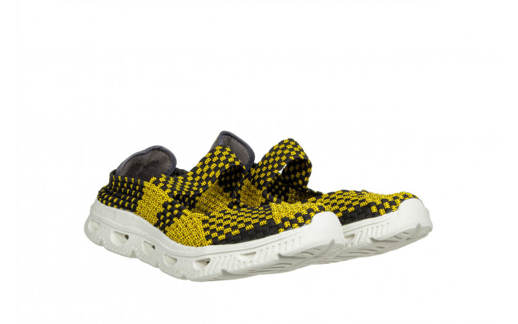 Półbuty rock django mustang brix 032031, żółty, materiał - wsuwane - półbuty - buty damskie - kobieta 1