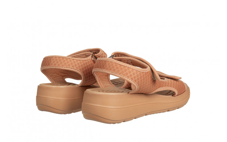 Sandały azaleia greice soft papete brown 198044, brązowy, materiał - płaskie - sandały - buty damskie - kobieta 4
