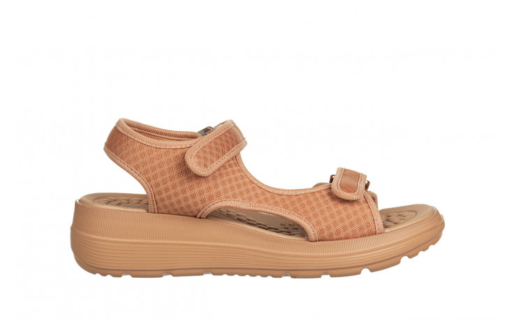 Sandały azaleia greice soft papete brown 198044, brązowy, materiał - płaskie - sandały - buty damskie - kobieta 1