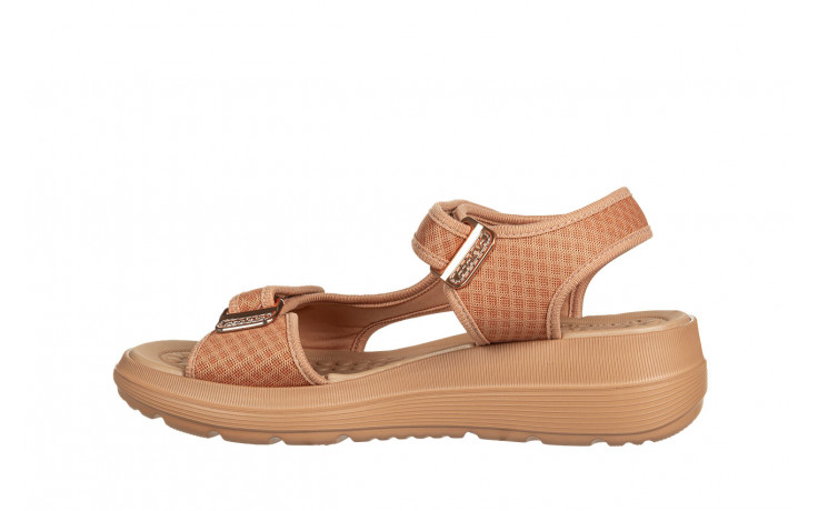 Sandały azaleia greice soft papete brown 198044, brązowy, materiał - płaskie - sandały - buty damskie - kobieta 3
