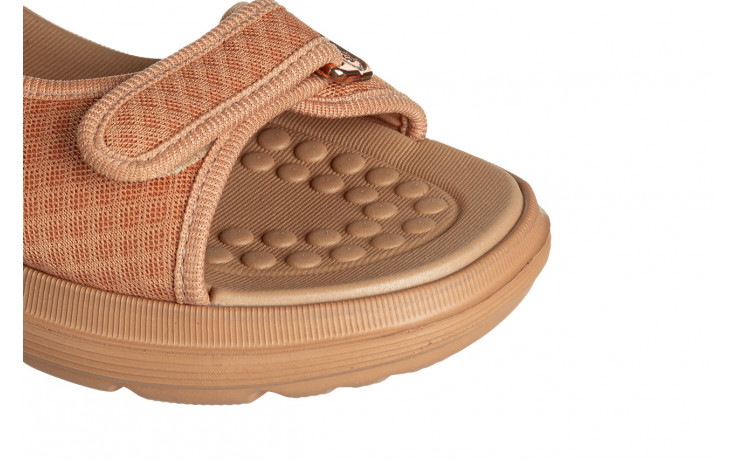 Sandały azaleia greice soft papete brown 198044, brązowy, materiał - płaskie - sandały - buty damskie - kobieta 7