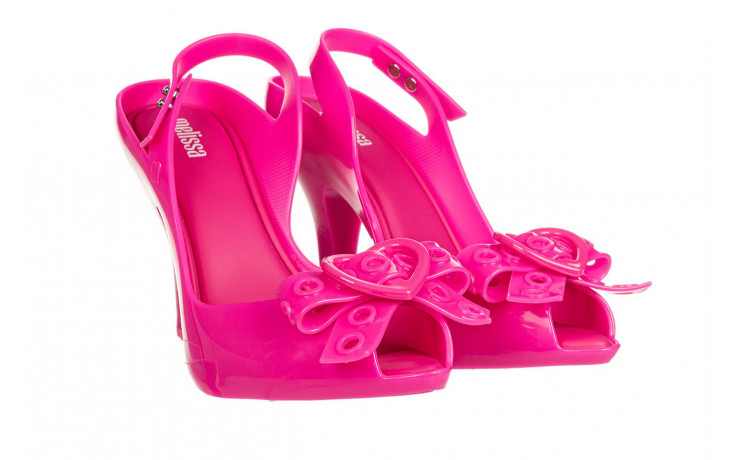 Sandały melissa lady dragon hot ad pink 010471, różowy, guma - letnia elegancja - trendy - kobieta 1