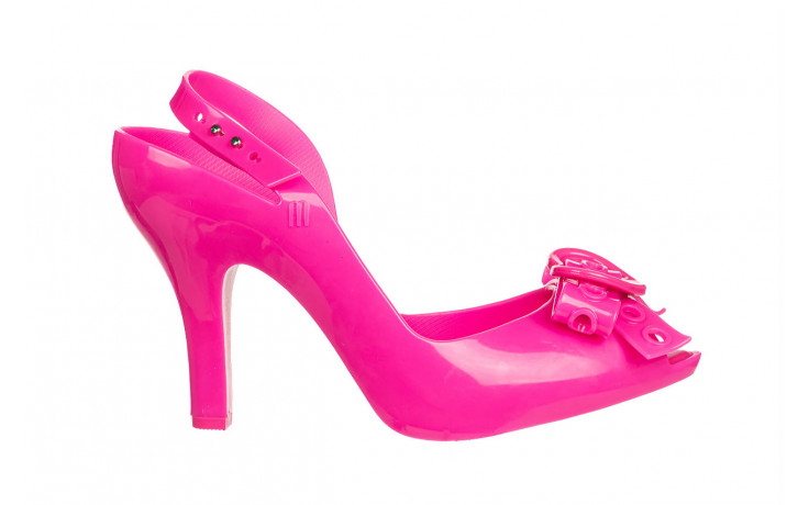 Sandały melissa lady dragon hot ad pink 010471, różowy, guma - na szpilce - sandały - buty damskie - kobieta