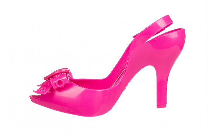 Sandały melissa lady dragon hot ad pink 010471, różowy, guma - na szpilce - sandały - buty damskie - kobieta 2