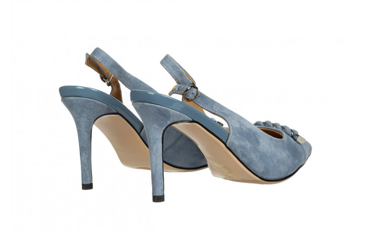 Czółenka loretta vitale d40320 blue 514263, niebieski, skóra naturalna  - na szpilce - sandały - buty damskie - kobieta 3