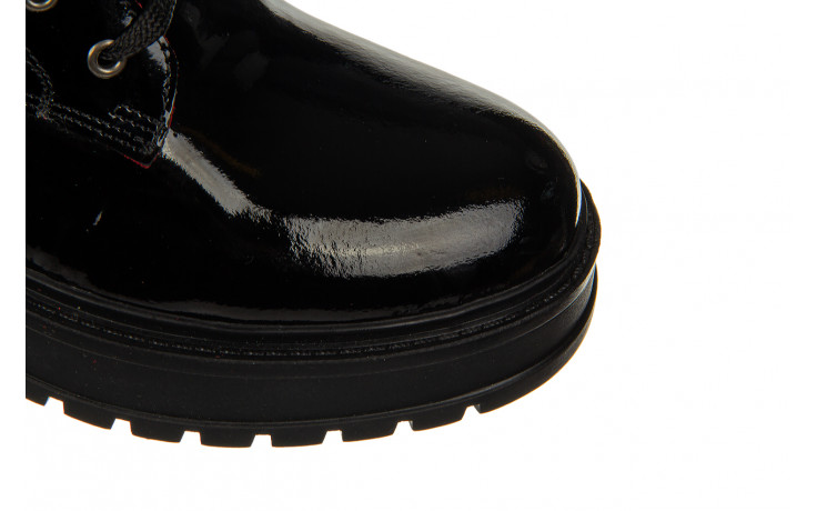 Trzewiki bayla-161 177 4007 black patent 161617, czarny, skóra naturalna  - na platformie - botki - buty damskie - kobieta 6