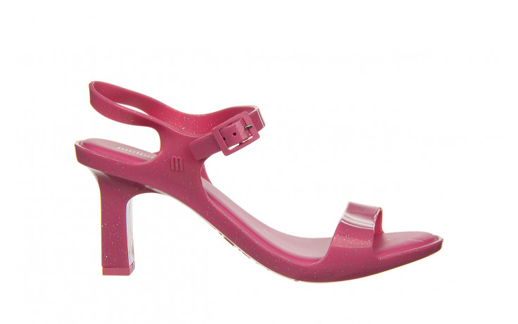 Sandały melissa lady emme ad pink glitter 010437, różowy, guma - sandały - melissa - nasze marki