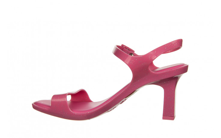 Sandały melissa lady emme ad pink glitter 010437, różowy, guma - gumowe - sandały - buty damskie - kobieta 2