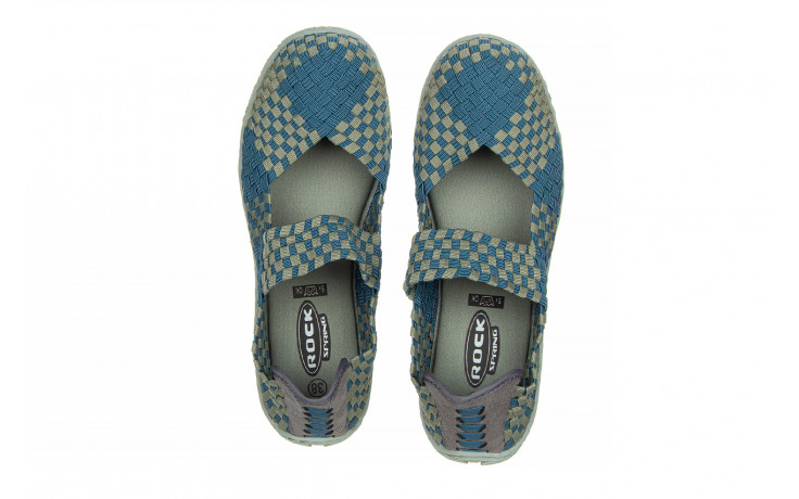 Półbuty rock cape town bluegrass 032935, niebieski, materiał - obuwie sportowe - buty damskie - kobieta 4