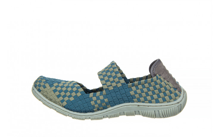 Półbuty rock cape town bluegrass 032935, niebieski, materiał - obuwie sportowe - buty damskie - kobieta 2