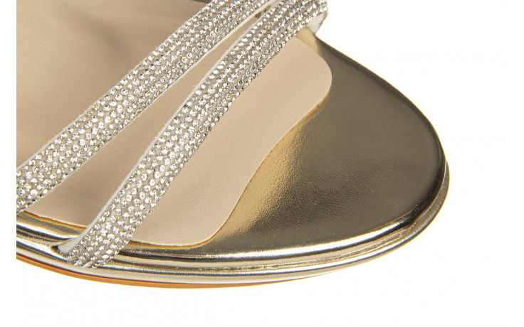 Sandały bayla-187 589-1729 gold 187131, złoty, skóra ekologiczna  - na szpilce - sandały - buty damskie - kobieta 6