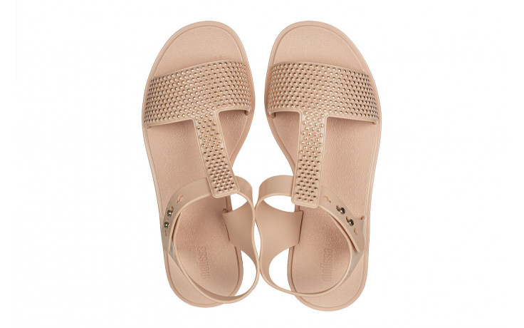 Sandały melissa rise ad soft pink 010473, różowy, guma - gumowe - sandały - buty damskie - kobieta 4