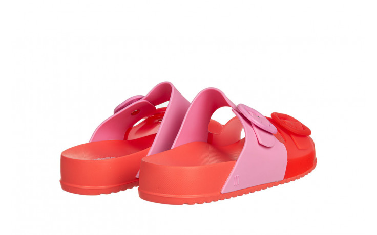 Klapki melissa cozy slide ad red pink 010453, różowy, guma - gumowe/plastikowe - klapki - buty damskie - kobieta 3