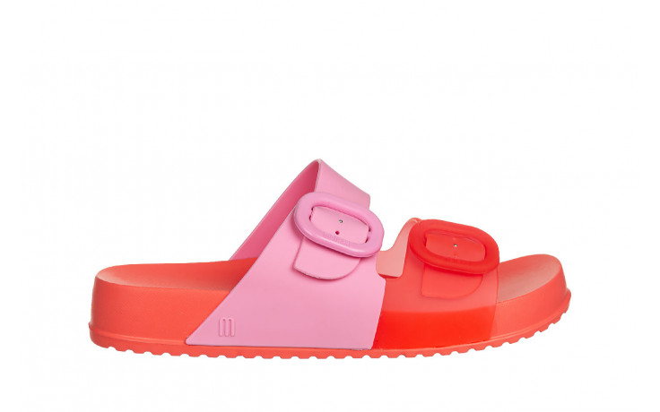 Klapki melissa cozy slide ad red pink 010453, różowy, guma - gumowe/plastikowe - klapki - buty damskie - kobieta