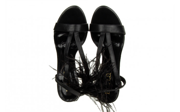Sandały bayla-159 4661 076-p czarny lico 159147, skóra naturalna - na platformie - sandały - buty damskie - kobieta 4