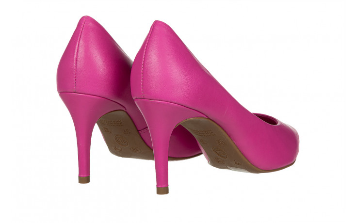 Czółenka bottero 353701 hot pink 523061, różowy, skóra naturalna  - szpilki - buty damskie - kobieta 5