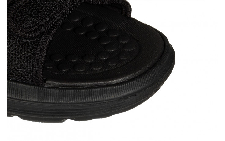 Sandały azaleia greice soft papete black 198043, czarny, materiał 7