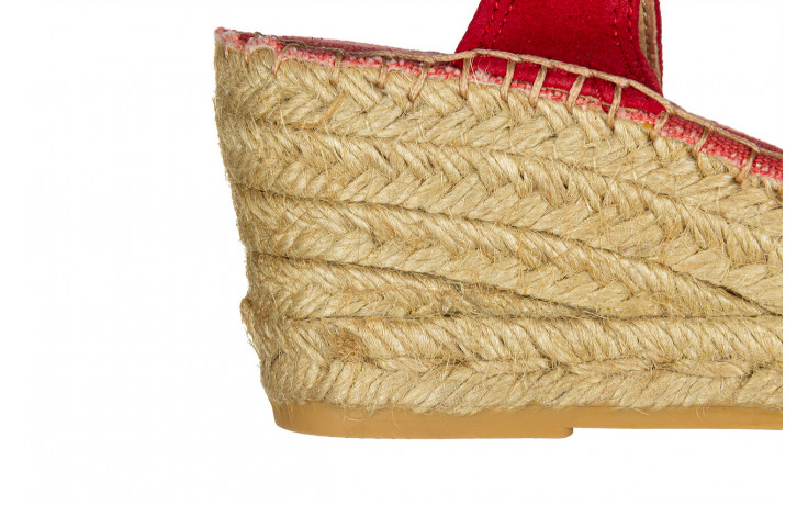 Sandały toni pons tremp vermell red 204007, czerwony, skóra naturalna - na platformie - sandały - buty damskie - kobieta 5