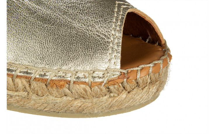 Sandały toni pons bernia-p platinum 204001, złoty, skóra naturalna  - skórzane - sandały - buty damskie - kobieta 8