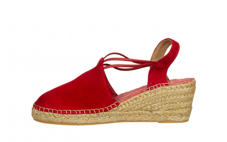 Sandały toni pons tremp vermell red 204007, czerwony, skóra naturalna - letnia elegancja - trendy - kobieta 2