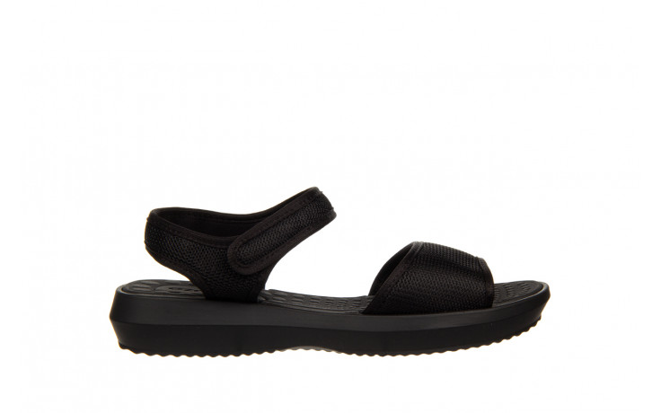 Sandały azaleia cassia comfy papete black 198030, czarny, materiał - płaskie - sandały - buty damskie - kobieta 1