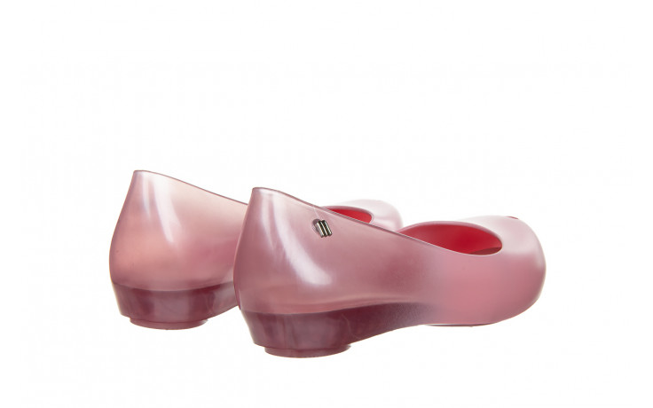 Baleriny melissa ultragirl basic iii ad pearly pink 010447, różowy, guma - peep toe - baleriny - buty damskie - kobieta 3