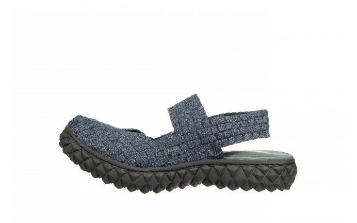 Sandały rock over sandal jeans smoke 032859, niebieski, materiał - gumowe - sandały - buty damskie - kobieta 2