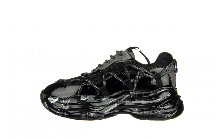 Sneakersy sca'viola b-206 black, czarny, skóra naturalna lakierowana  - obuwie sportowe - buty damskie - kobieta 2