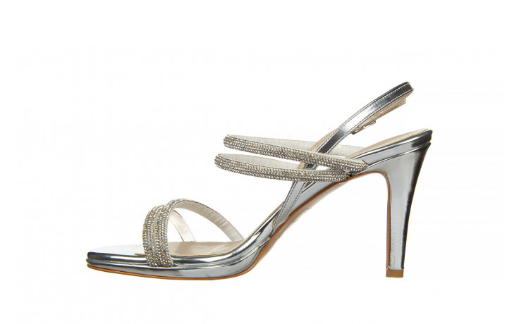 Sandały bayla-187 587-1729 silver 187100, srebrny, skóra ekologiczna - na platformie - sandały - buty damskie - kobieta 2