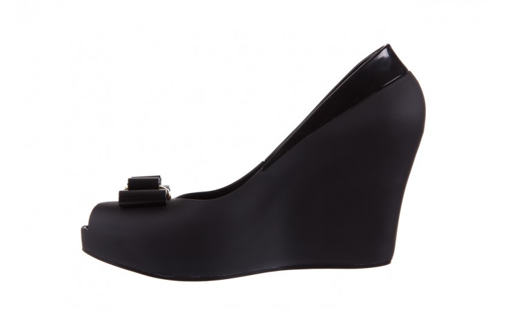 Melissa queen wedge iii ad black - peep toe - czółenka - buty damskie - kobieta 2