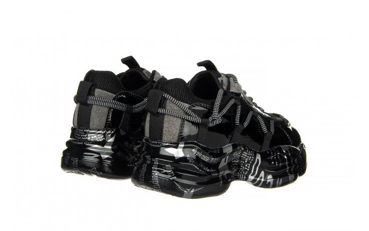 Sneakersy sca'viola b-206 black, czarny, skóra naturalna lakierowana  - obuwie sportowe - dla niej  - sale 3